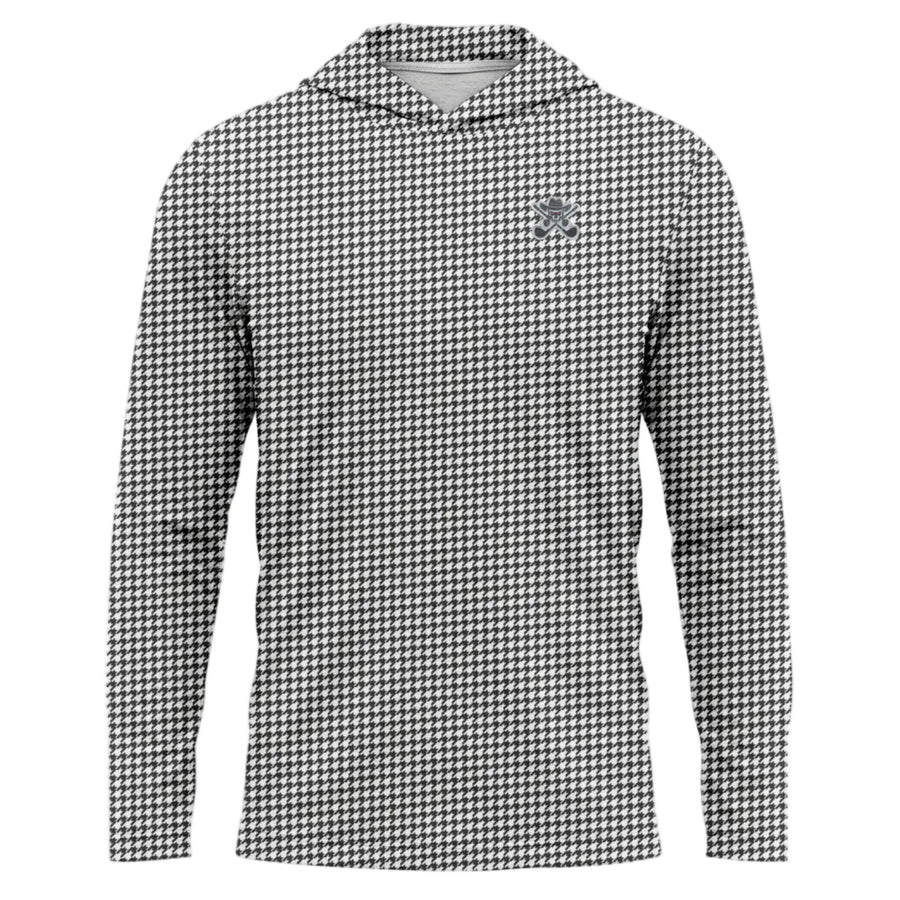 The "Executive Houndstooth" Lightweight Hoodie