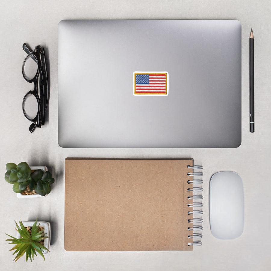 Military Flag Patch Sticker
