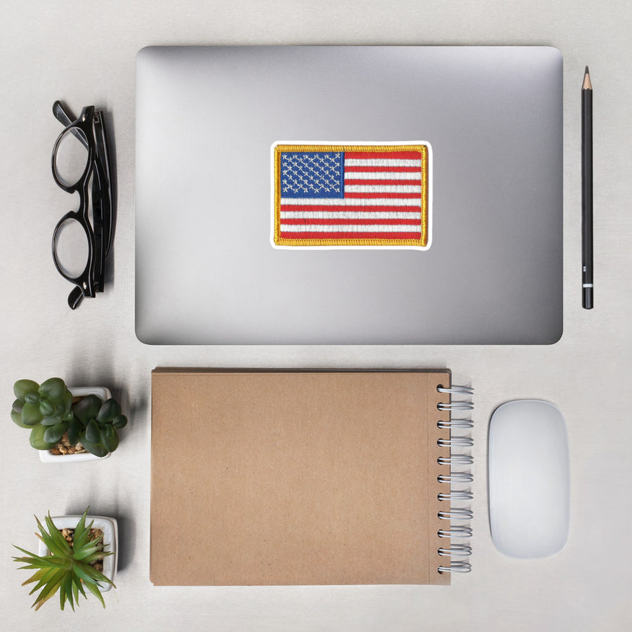 Military Flag Patch Sticker